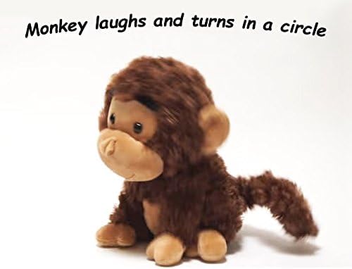 Cuddle Barn - Crackin' Up Coco | Super Soft Animated Twirling Moving Monkey Stuffed Animal Plush Toy | Spins Around Making Monkey Sounds  10 Inches - Image 5